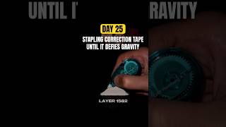 Day 25 of stapling correction tape correctiontape tippex challenge rockcleaning asmr asmrsound [upl. by Ronoh76]