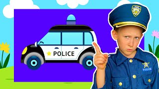 The Police Man 3  Kids Songs  Anuta Kids Channel [upl. by Leunamne774]