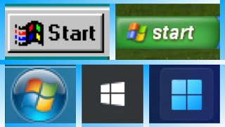 Windows Start Menu Evolution 95  11  Betas [upl. by Haraz]