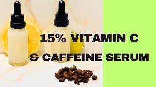 caffeine face serum vitamin c 15 [upl. by Oos]