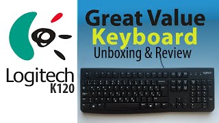 Logitech Keyboard K120  Great Value Keyboard [upl. by Ynnavoig]