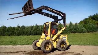 BigIron DI1625 New Holland L555 Deluxe Skid Steer [upl. by Arras]