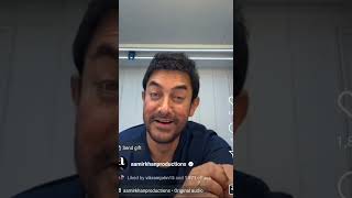 Aamir Khan Live at Instagram Answers Many Questions Talking About Next Movie Ghajini 2 SRK Ambani [upl. by Aeynod]