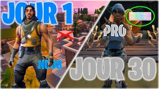 Mon ÉVOLUTION CLAVIERSOURIS en 30 JOURS sur Fortnite [upl. by Hippel]