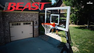 Spalding The Beast 60quot Portable Basketball Hoop  Your Home Court Advantage [upl. by Lemak835]