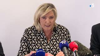 Présidentielle 2022  à Fréjus Marine Le Pen détaille son plan pour lhôpital public [upl. by Ylrae493]