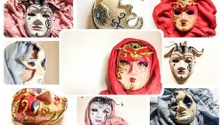 DIY Máscaras venecianas [upl. by Eceined]