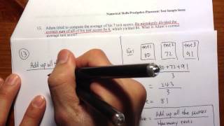 COMPASS Q13 Numerical SkillsPrealgebra official practice problems [upl. by Naloc158]