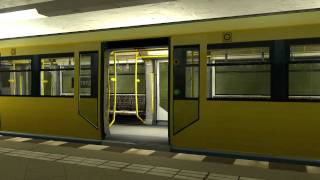 Berlin UBahn simulator station Grenzalee [upl. by Garzon]