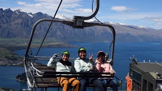 SKYLINE GONDOLA AND LUGE QUEENSTOWN  NEW ZEALAND [upl. by Aerdnna686]