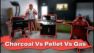 Gas Charcoal or Pellet Grill Weber vs Traeger vs Kamado Joe PART 1 [upl. by Beutler994]