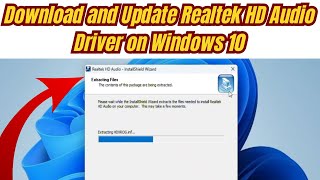 how to update and download Realteck auido driver on windows 11 [upl. by Eedrahc114]