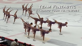 Team Fintastic Short Program 202425 Synchro Tour 13102024  Synchronized skating [upl. by Nylidnarb847]