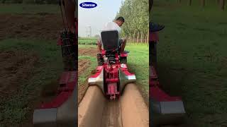 Mini Crawler Tractor with Micro Trenching Machine [upl. by Bartlet]