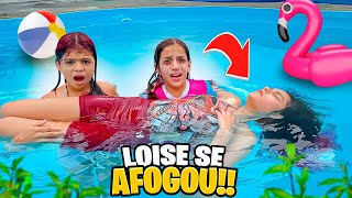 LOUISE SE AFOGOU NA PISCINA POR CULPA DA MANU A PRIMA CHATA JÉSSICA E FAMÍLIA [upl. by Eedissac]