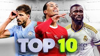 Top 10 Defenders In Football 20232024 [upl. by Slein]