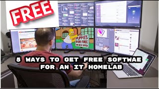 5 Ways to get free enterprise software for an IT homelab [upl. by Noami]