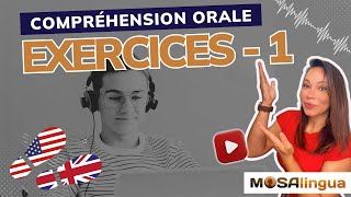 Exercices pour améliorer la compréhension orale de langlais Partie 1  Episode 6 [upl. by Arbmat]