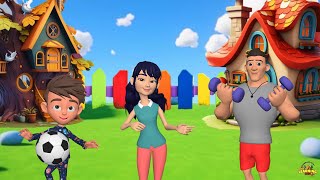 🎵🍎💧🌞 Stay Healthy Song for Kids  Fun and Easy Rhyme About Health and Hygiene [upl. by Munro]