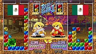 Super Puzzle Fighter II Turbo  Vlaxy vs KYO2000 FT5 [upl. by Atteirneh]