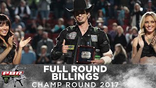 FULL CHAMP ROUND JB Mauney Rides Bruiser for 9475 Points to WIN Billings  2017 [upl. by Analem786]