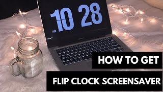 How to Get Flip Clock Screensaver Mac amp Windows [upl. by Aihk]