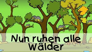 Nun ruhen alle Wälder  Die besten Schlaflieder  Kinderlieder [upl. by Crescentia39]