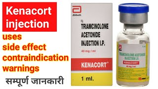 kenacort injection uses side effect warnings  triamcinolone acetonide injection [upl. by Aggie]