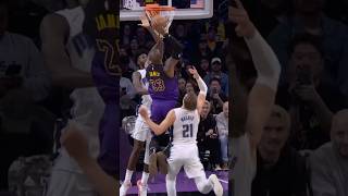 Mo Wagner amp LeBron trade poster dunks 😲 [upl. by Llerrah927]