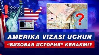 AMERIKA VIZASI UCHUN quotВИЗОВАЯ ИСТОРИЯquot KERAKMI [upl. by Nicki]