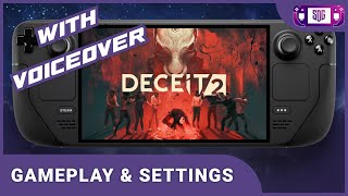 Updated Deceit 2 Steam Deck Gameplay amp Settings [upl. by Nollek281]