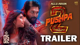 Pushpa 2  The Rule  Official Trailer  Allu Arjun  Sukumar  Rashmika  Fahadh Faasil New Updates [upl. by Folly]