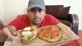 vegetable pizza and goats cheese amp tomato focaccia bread from lidls uk  review [upl. by Odraccir843]