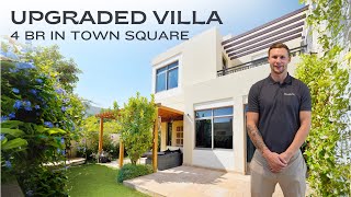 UPGRADED 4 BEDROOM VILLA FOR SALE IN SAFI TOWN SQUARE DUBAI [upl. by Cas]