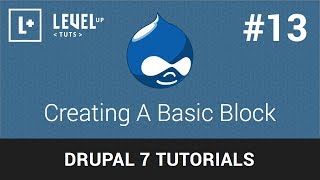 Drupal Tutorials 13  Creating A Basic Block [upl. by Erdnuaed]