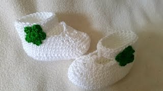 Babyschuhe mit Riemchen häkeln  Anleitung Babysandalette by BerlinCrochet  Teil 1 Sohle [upl. by Einnod]