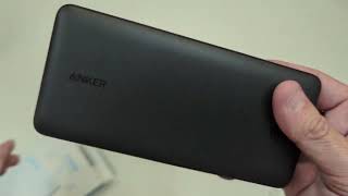 Anker USB C Power Bank PowerCore Essential 20000 PD Review [upl. by Koralie]