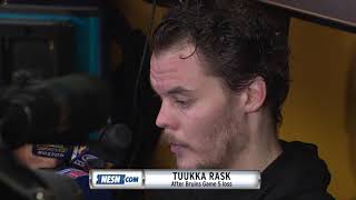 Tuukka Rask on missed call It doesnt help to complain about it afterwards [upl. by Abla]