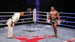 Muay Thai Champion Challenges Karate Black Belt You Wont Believe What Happens Next [upl. by Morris]