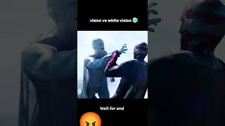 Vision vs white vision whitevision avengers captainmarvel mcu vision allworld facts every [upl. by Megan]