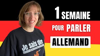 🇩🇪 Parler allemand en 1 semaine  par où commencer quand on débute en allemand [upl. by Ydaj881]