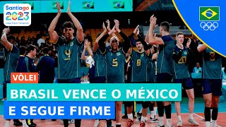 JOGOS PANAMERICANOS l VÔLEI MASCULINO l BRASIL 3X0 MÉXICO [upl. by Kared]