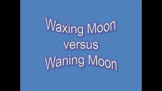 Waxing Moon versus Waning Moon  Celestial Physics  Applied Geometry [upl. by Engel]