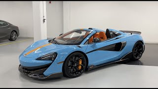 2020 McLaren 600LT Spider  Revs  Walkaround 4k [upl. by Rasia]