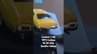 1972 Oldsmobile Cutlass W29 442 Custom Model [upl. by Shannan244]