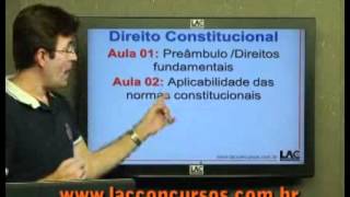 Noções de Direito CONSTITUCIONAL para o Concurso de ATA 2012 [upl. by Fredrika]