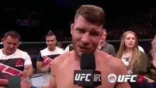 UFC 199 Michael Bisping amp Luke Rockhold Octagon Interviews [upl. by Suicul]