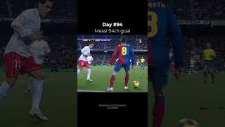 Day 94  Messi 94th goal  Barcelona vs CD Numancia 1242009 [upl. by Hairahcaz918]