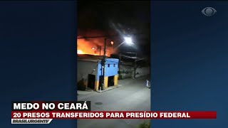 CE Detentos são transferidos para presídio federal [upl. by Eleanor686]