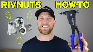 How To Install RIVNUTS  FULL DIY TUTORIAL  How To Install Nutserts amp Nutrivets using RIVNUT GUN [upl. by Relyhcs]